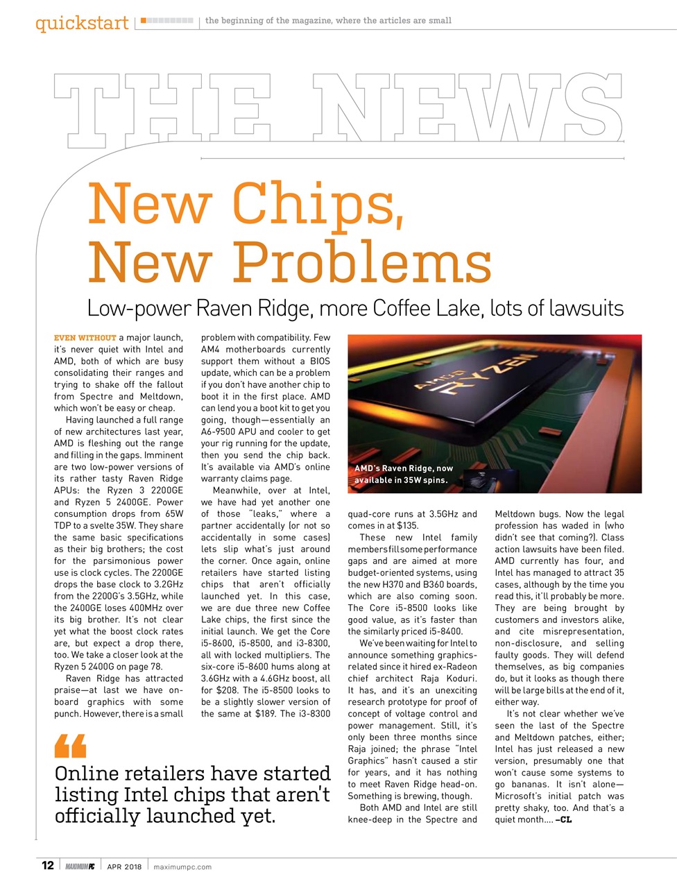 Maximum PC Preview Pages