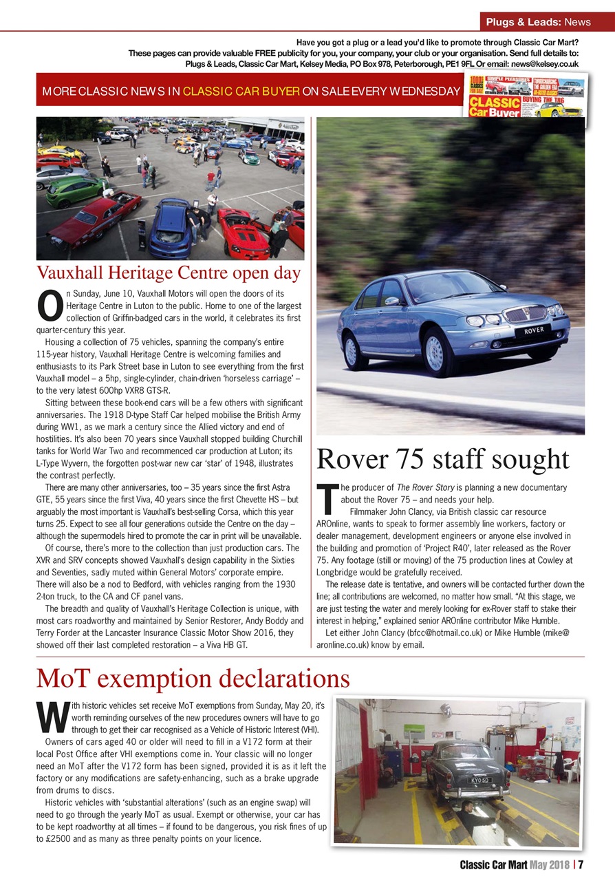 Classic Car Mart Preview Pages