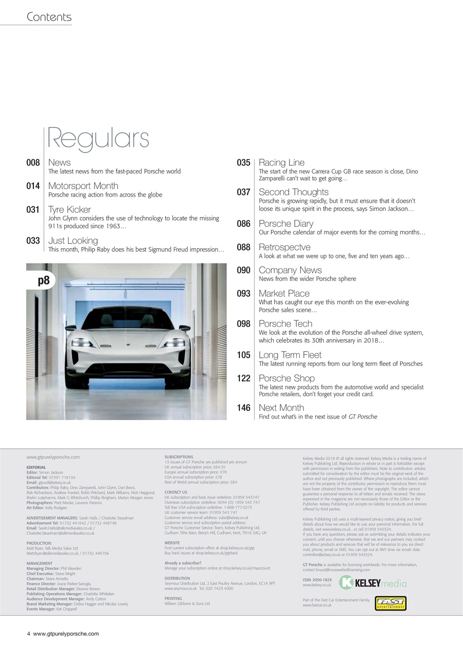 GT Porsche Preview Pages