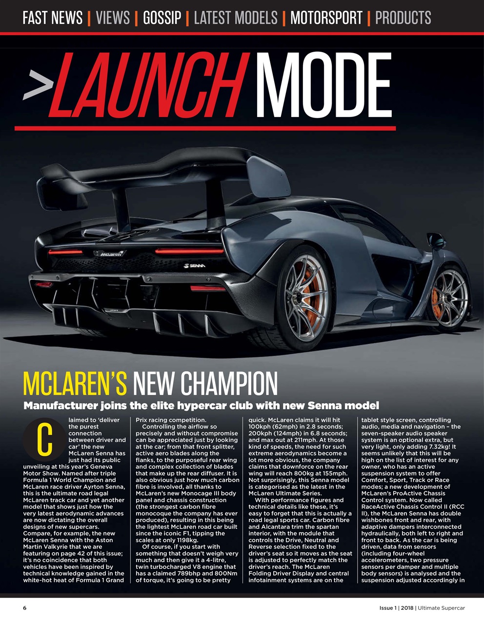 Ultimate Supercar Preview Pages