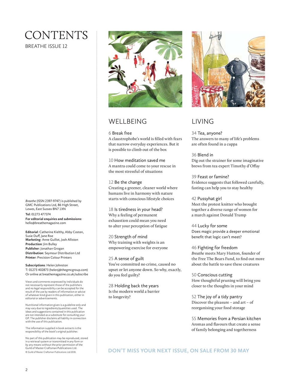 Breathe Preview Pages