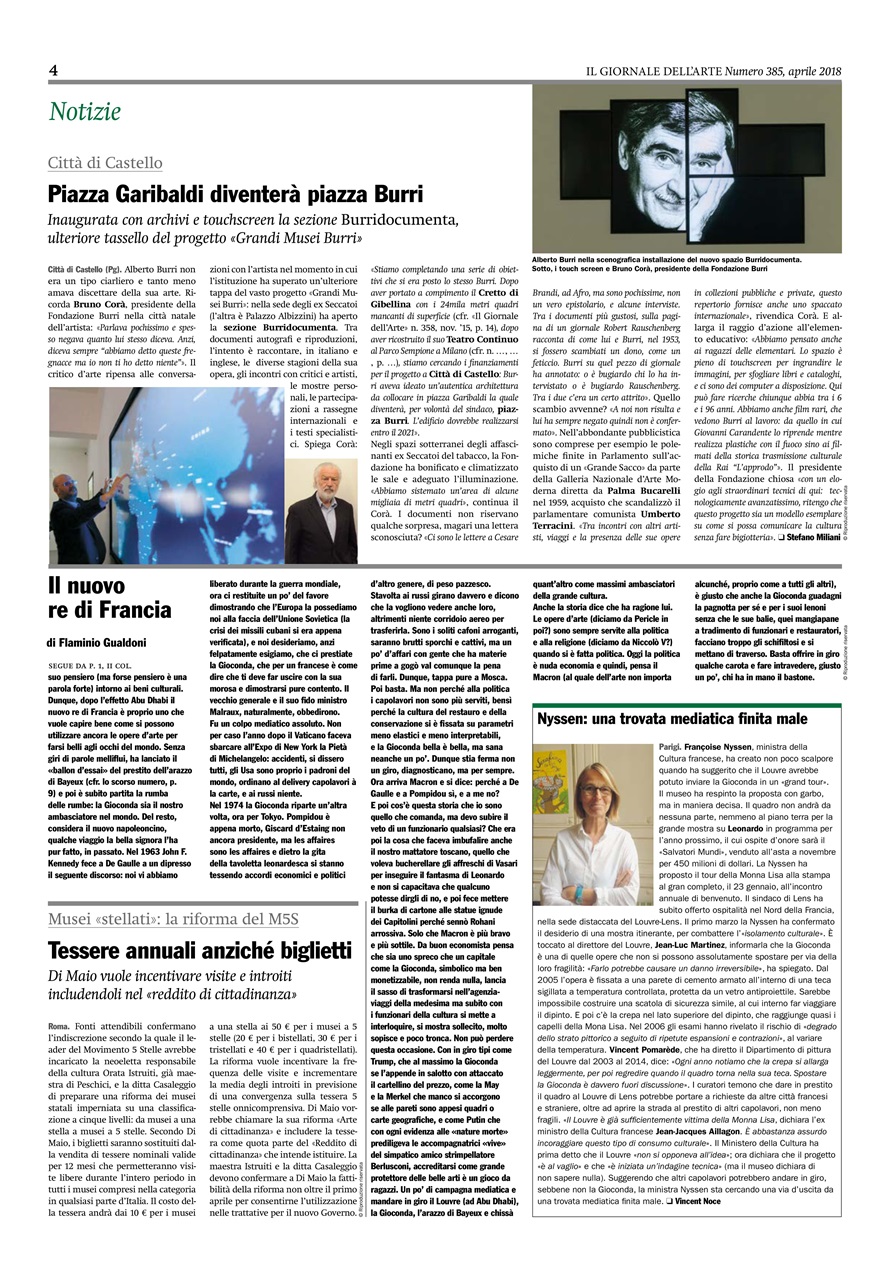 Il Giornale Dell’Arte Preview Pages