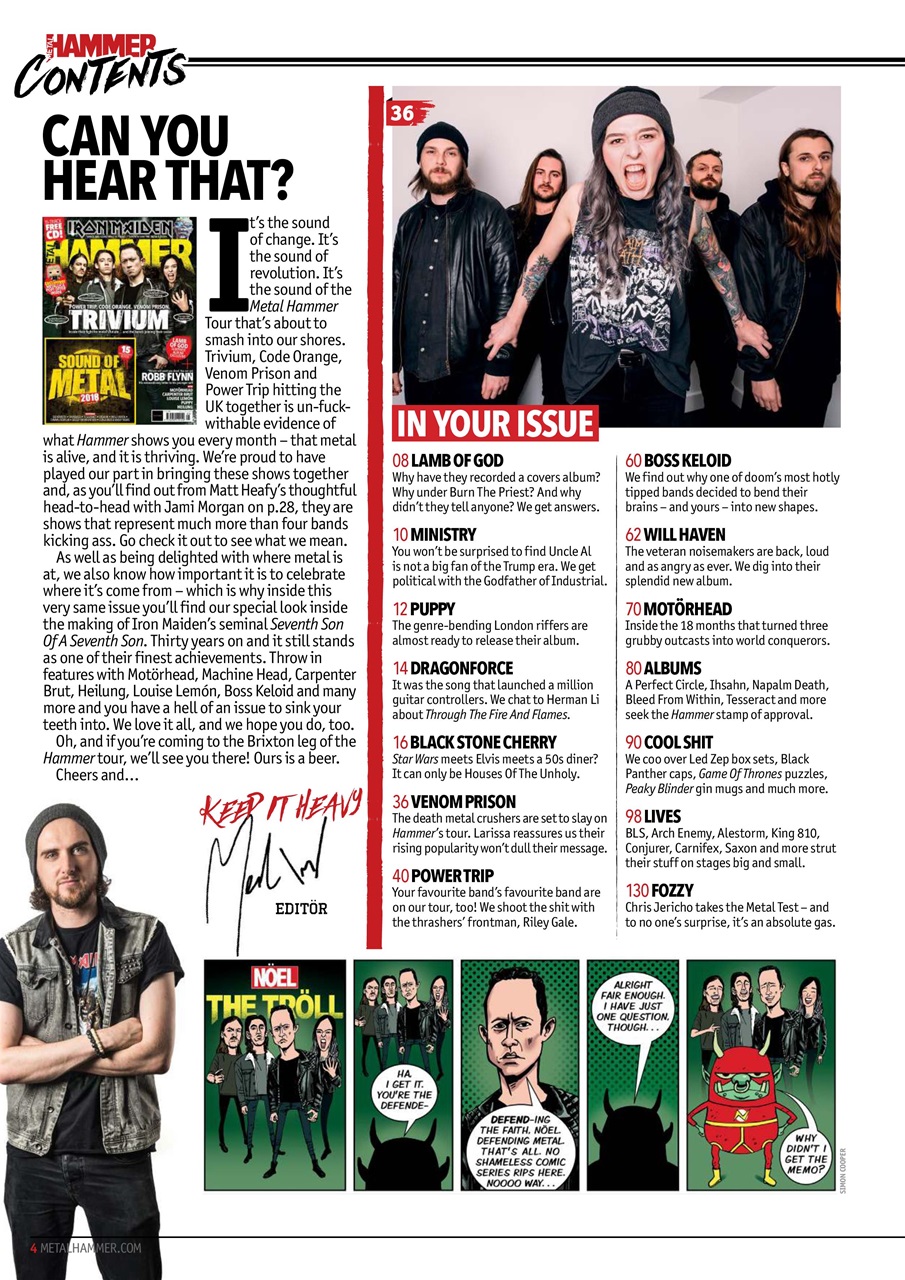 Metal Hammer Preview Pages