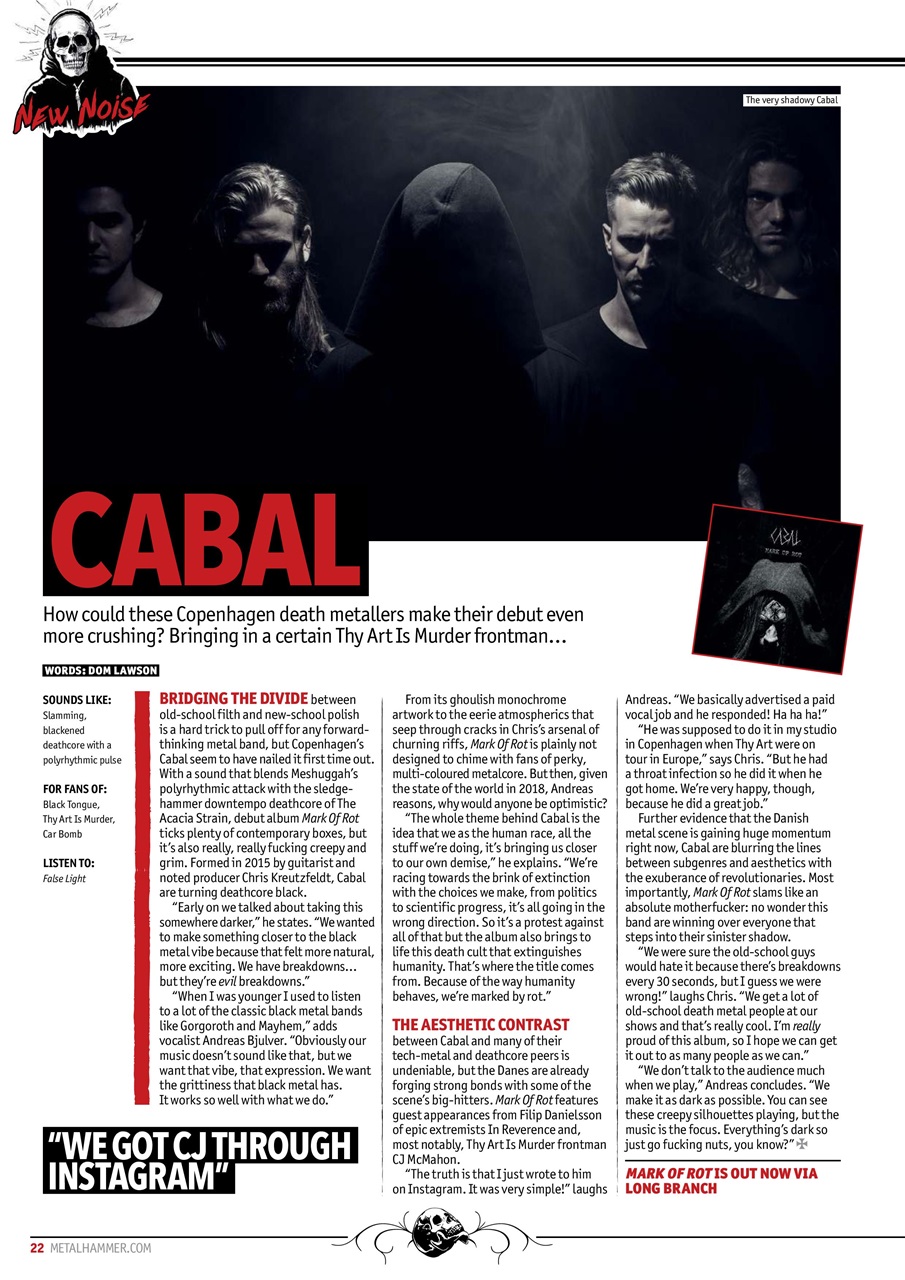 Metal Hammer Preview Pages