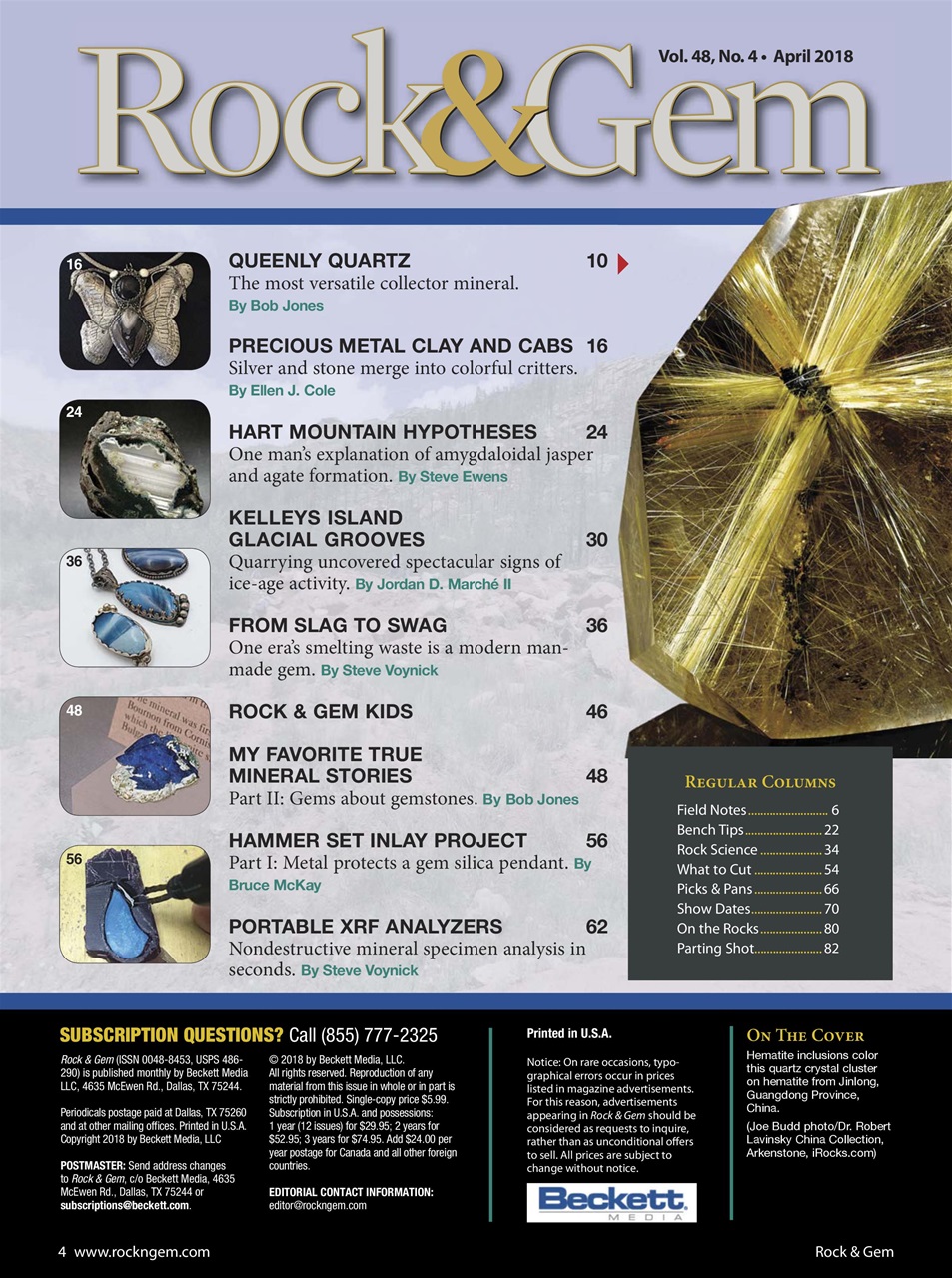 Rock&Gem Magazine Preview Pages