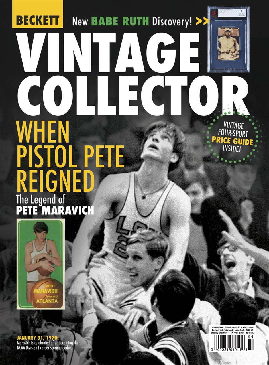 Beckett Vintage Collector Magazine Preview Pages