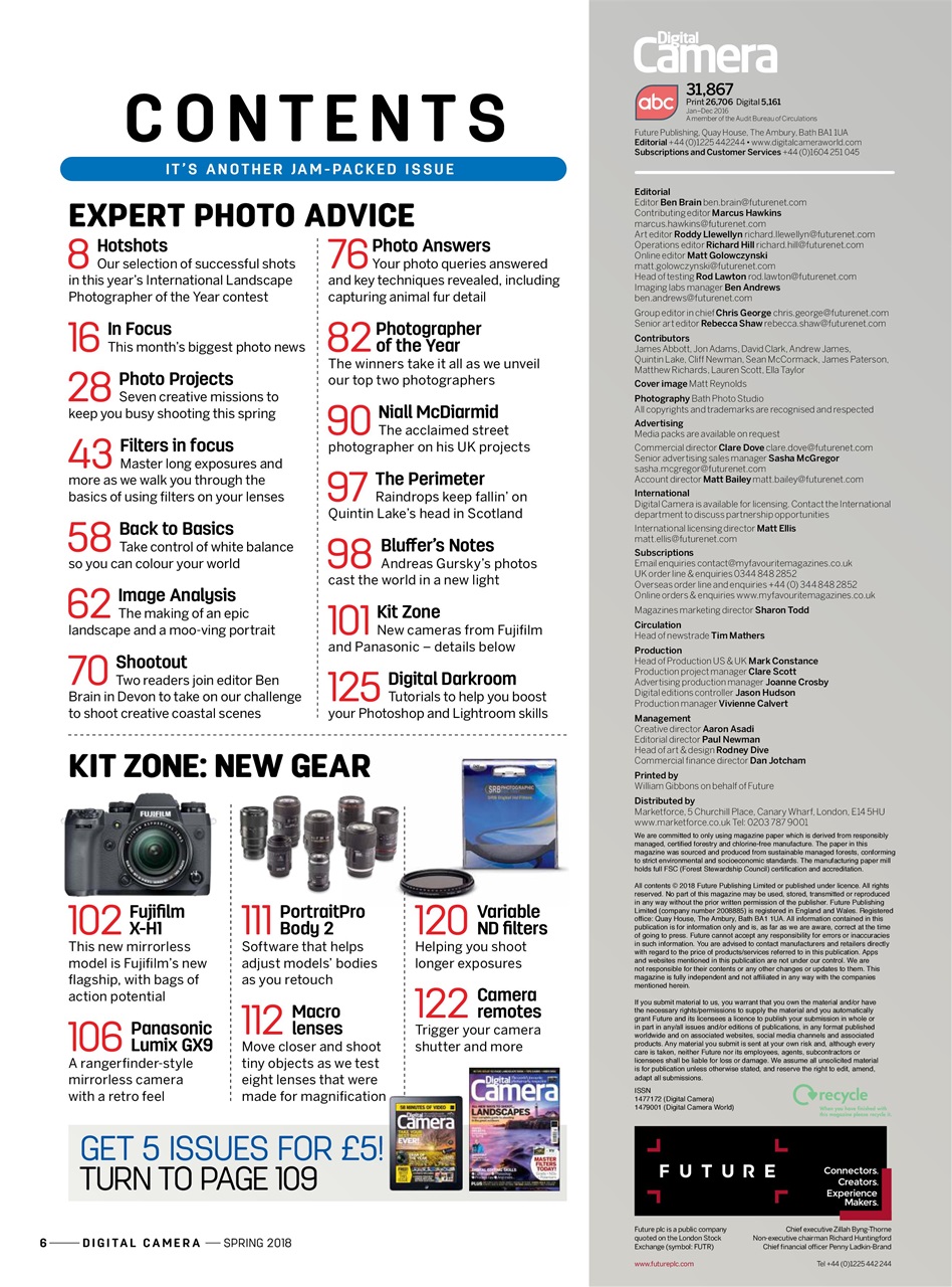 Digital Camera Magazine Preview Pages