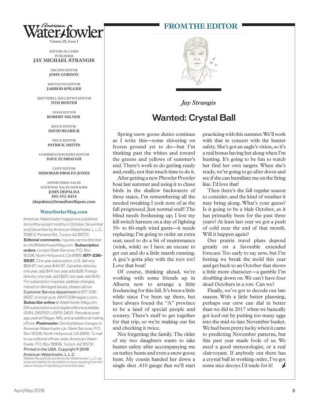 American Waterfowler Preview Pages