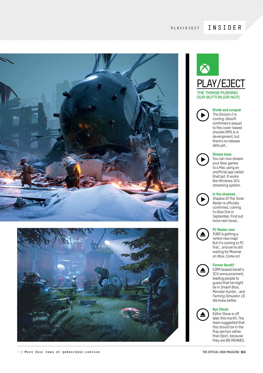 Official Xbox Magazine (UK Edition) Preview Pages