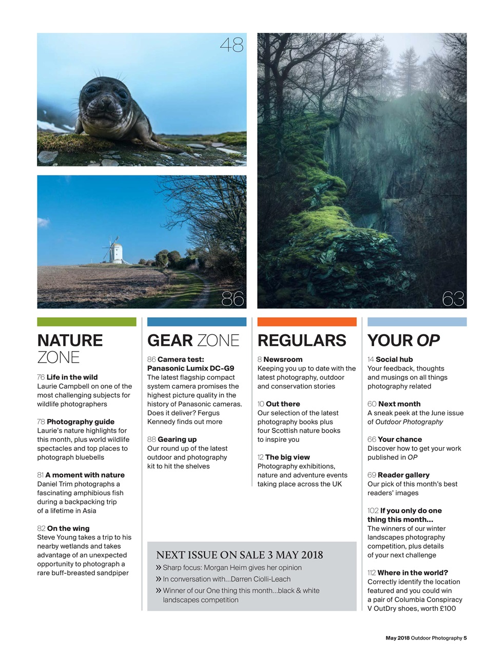Outdoor Photography Preview Pages