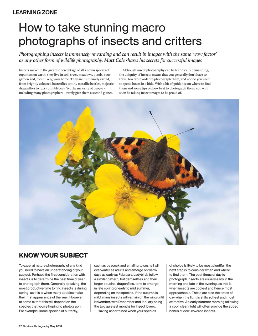 Outdoor Photography Preview Pages