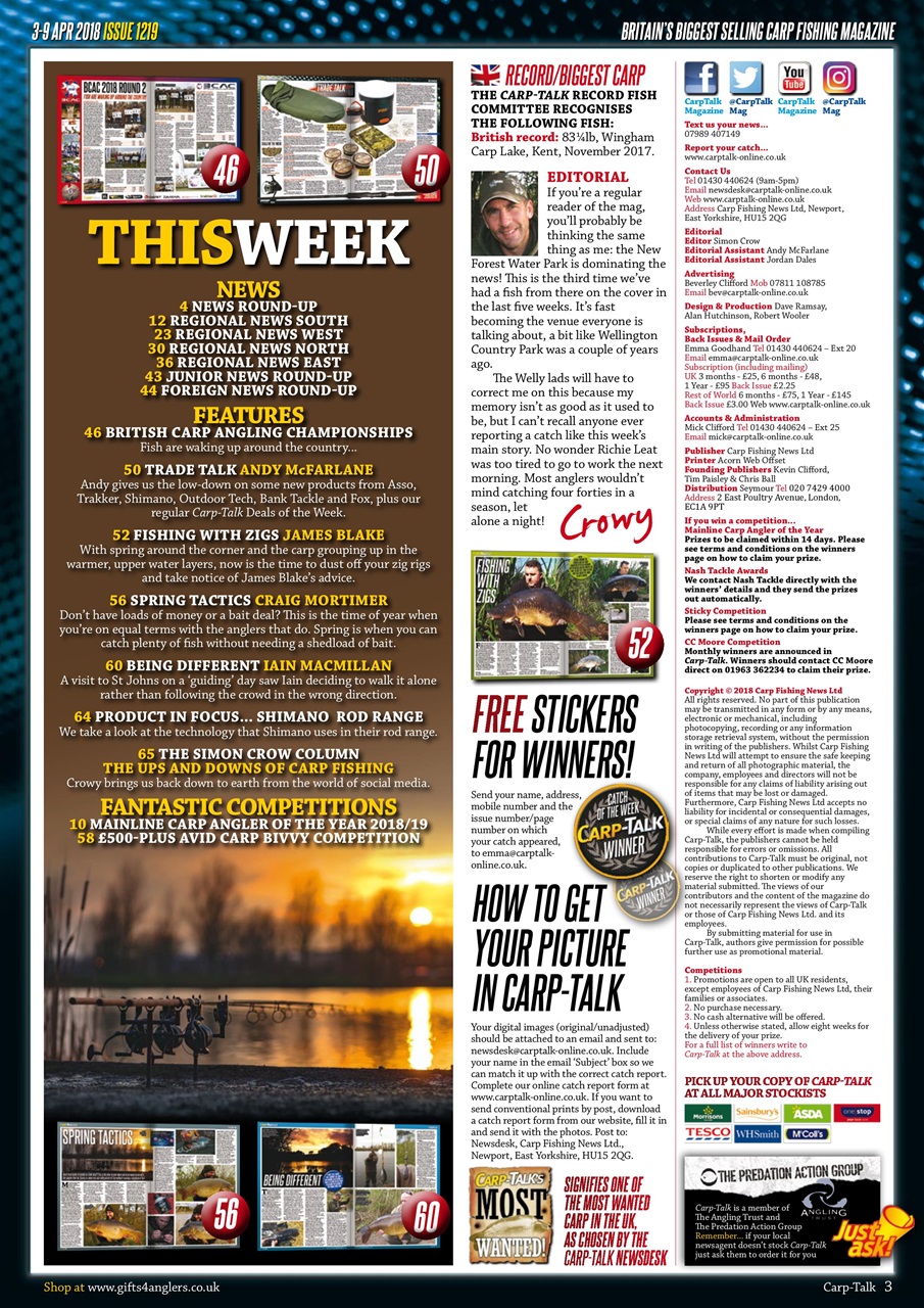 Carp-Talk Preview Pages