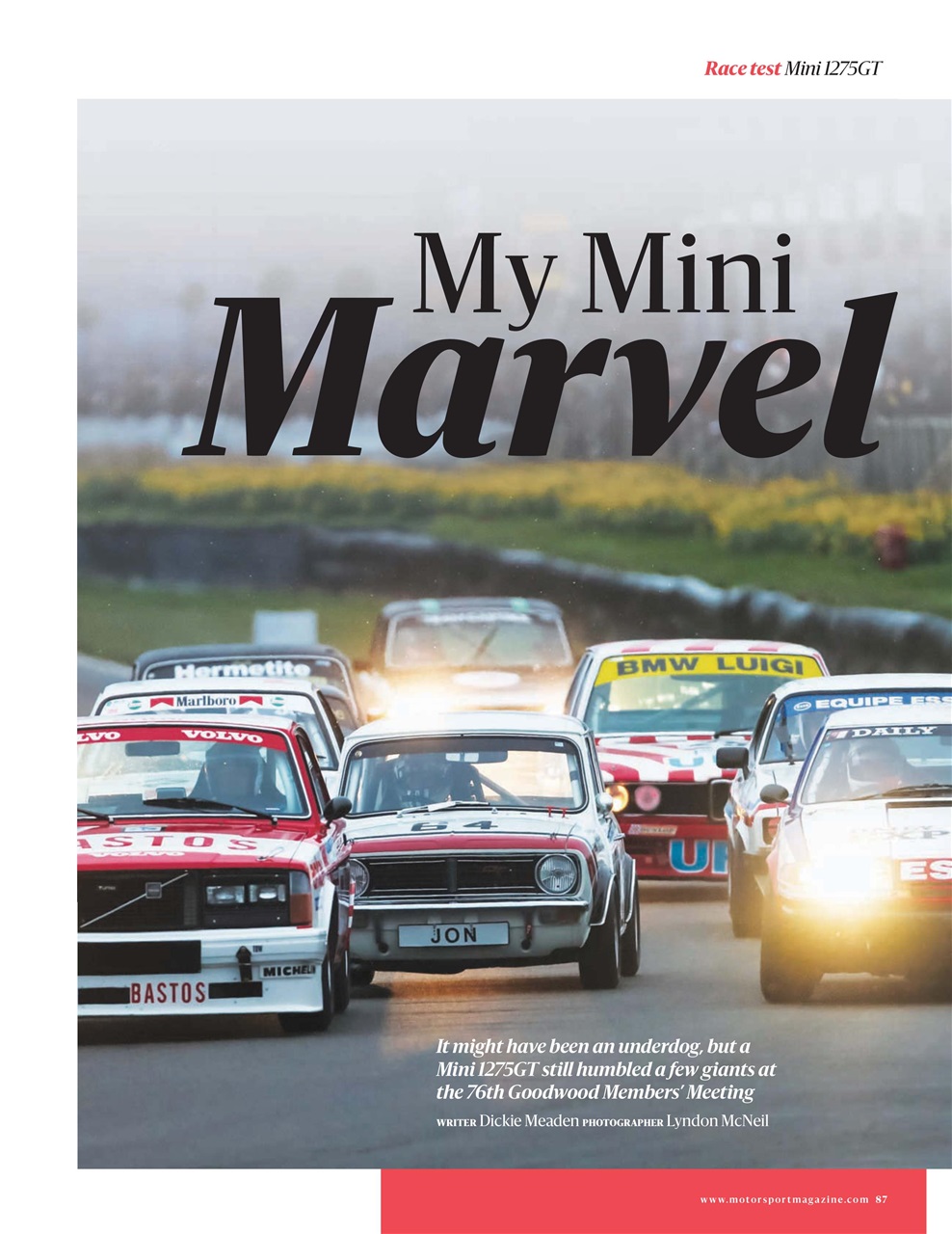 Motor Sport Magazine Preview Pages