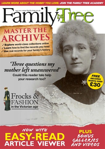 Family Tree issue May 2018