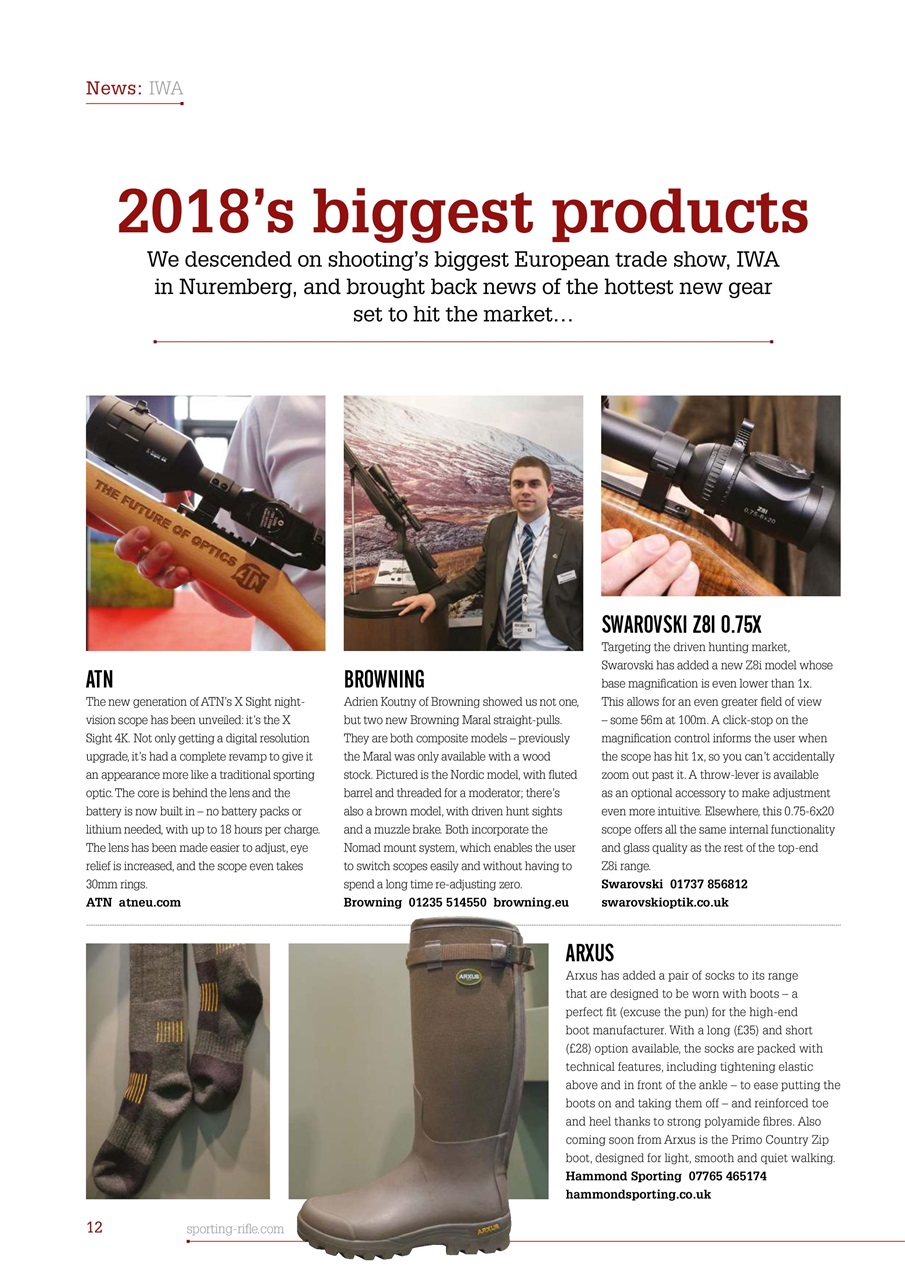 Sporting Rifle Preview Pages