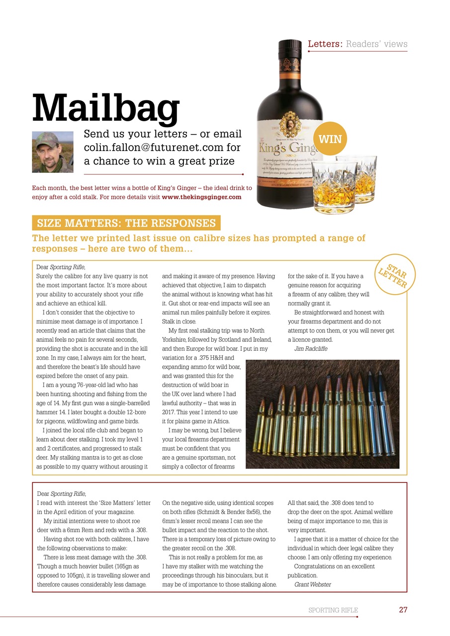 Sporting Rifle Preview Pages