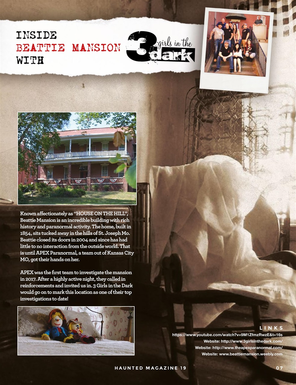 Haunted Magazine Preview Pages