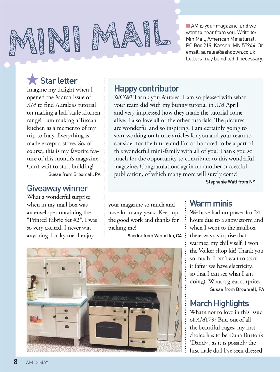 American Miniaturist Preview Pages