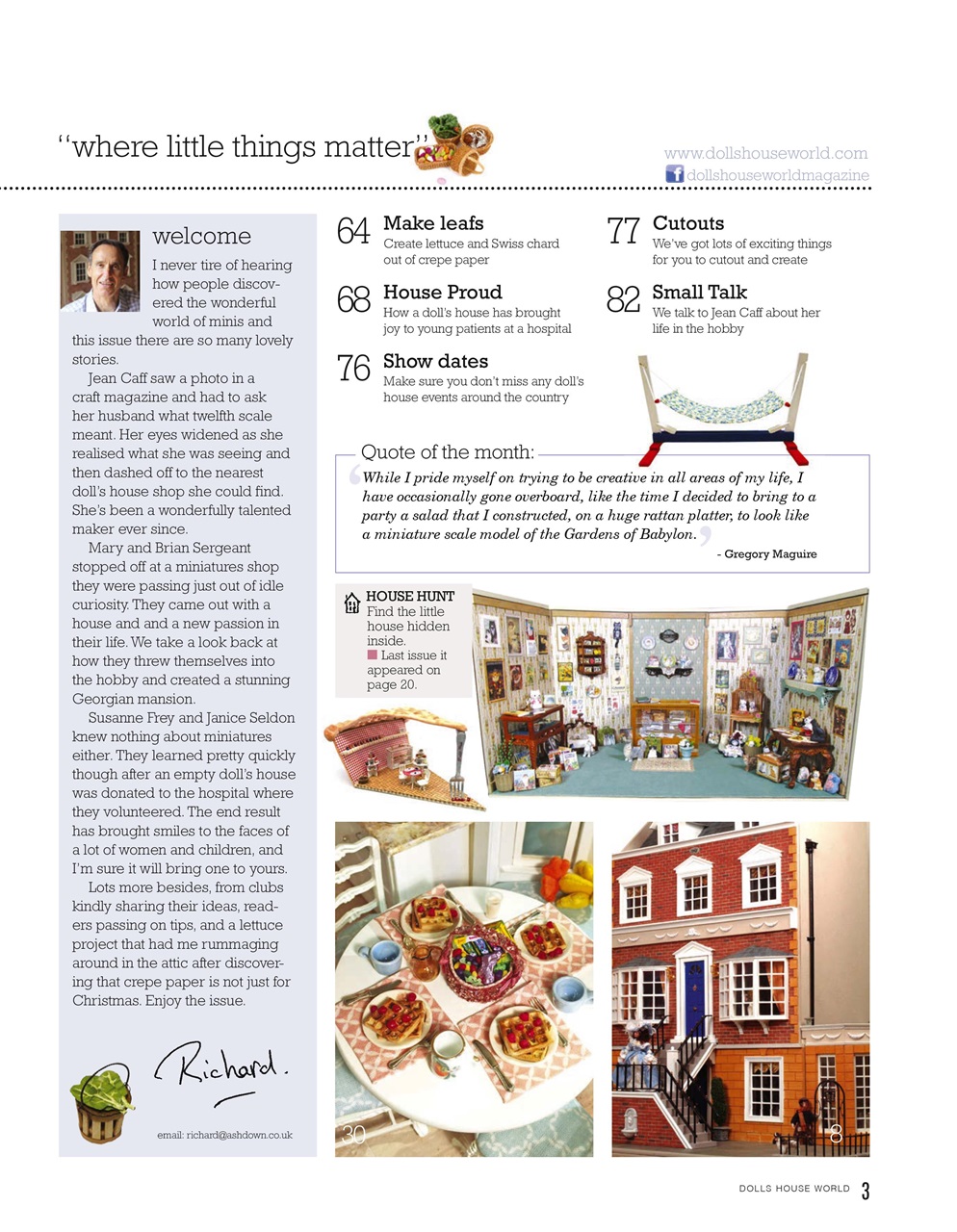 Dolls House World Preview Pages