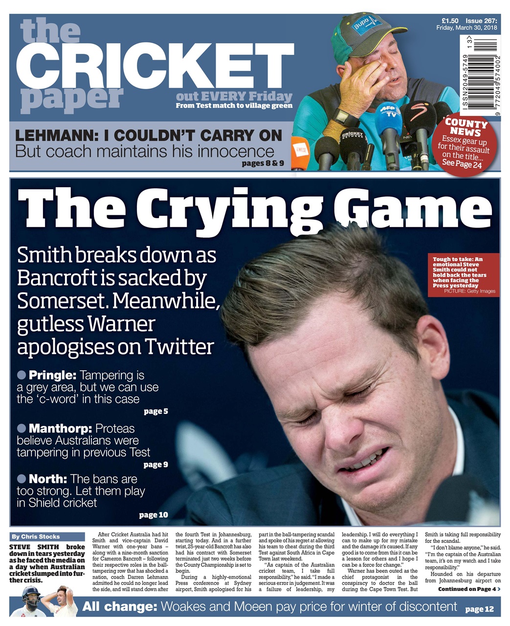 The Cricket Paper Preview Pages