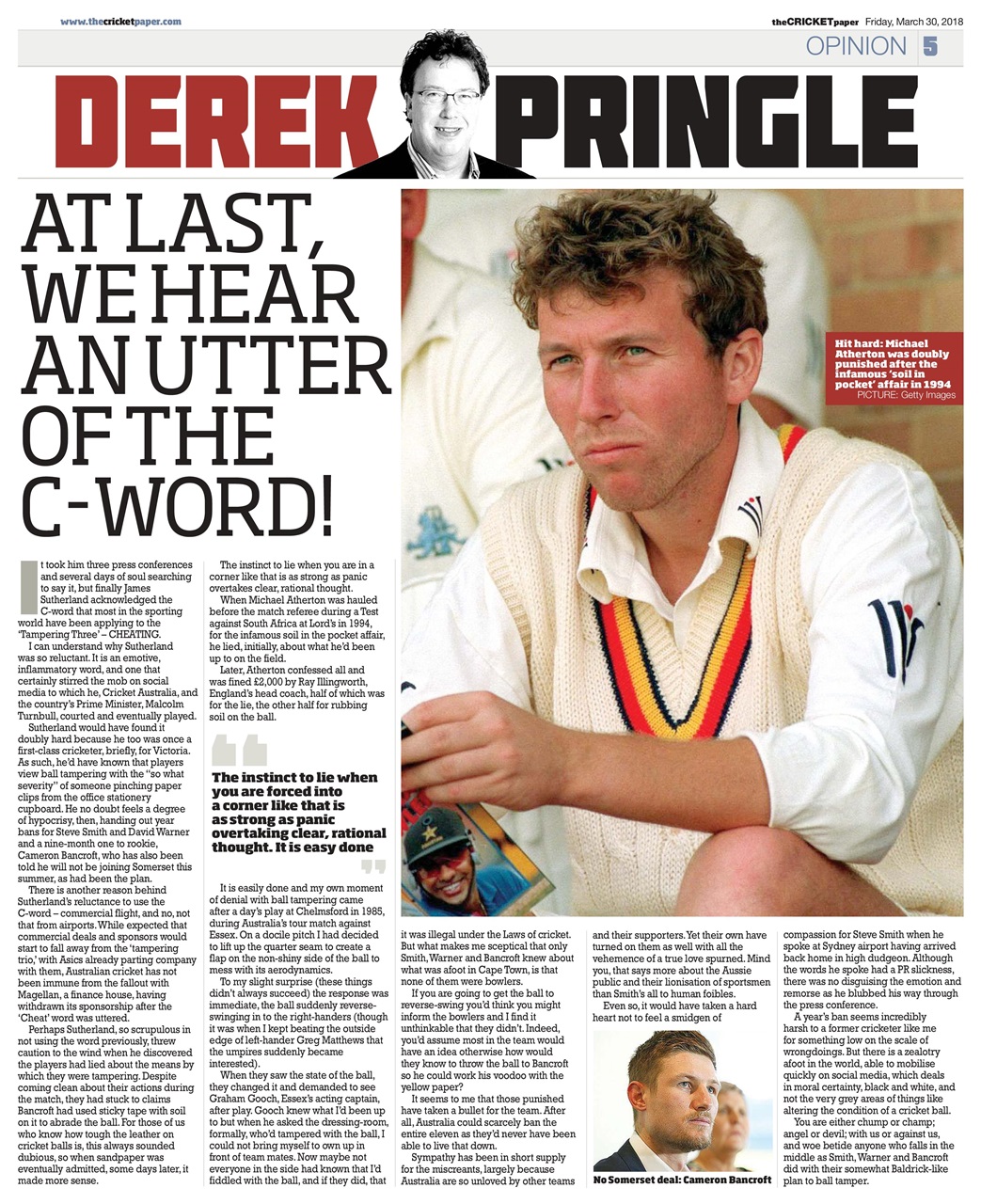 The Cricket Paper Preview Pages