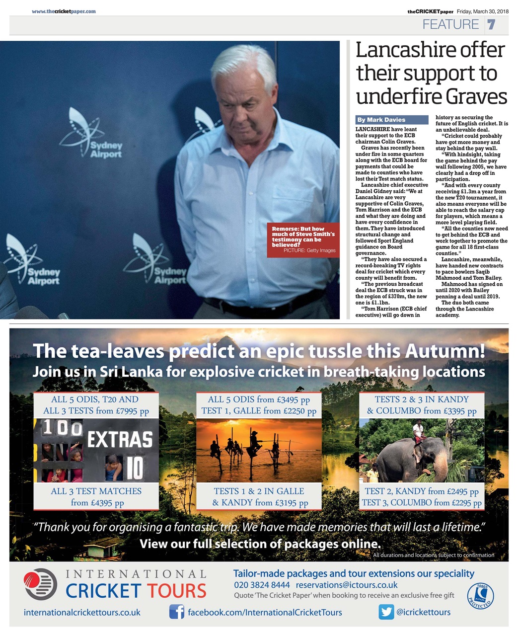 The Cricket Paper Preview Pages