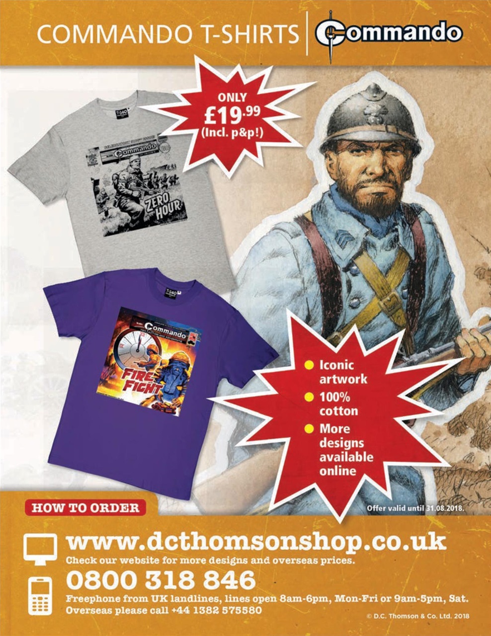 Commando Preview Pages