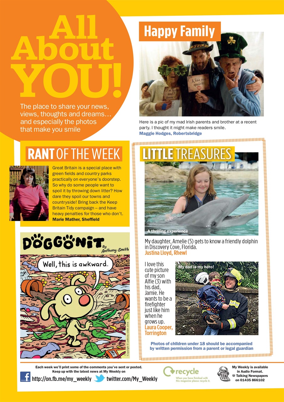 My Weekly Preview Pages