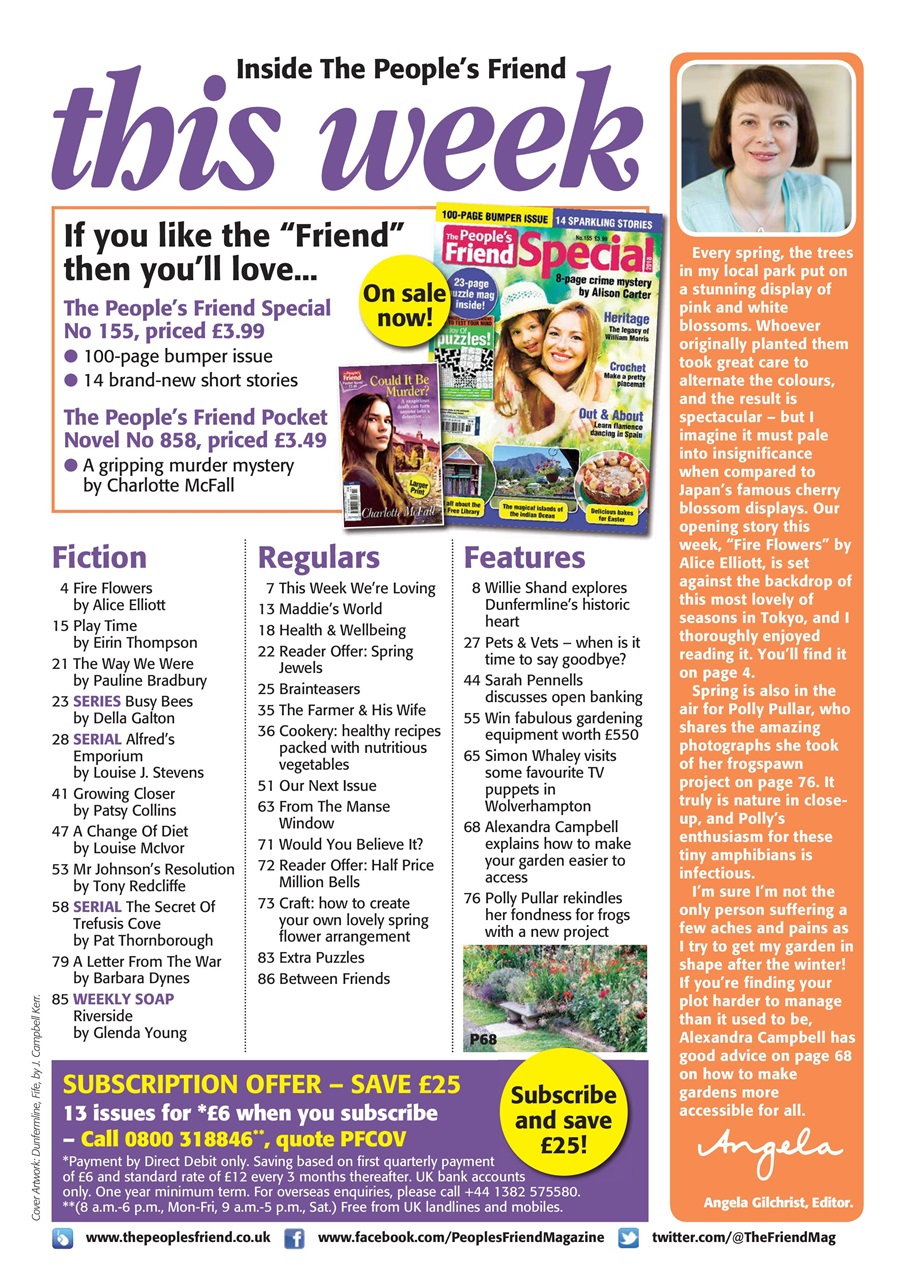The People’s Friend Preview Pages