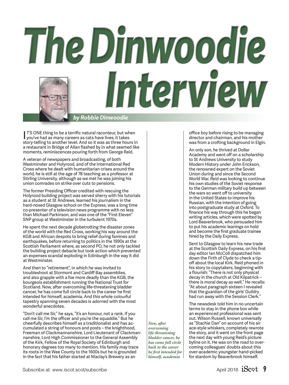 iScot Magazine Preview Pages