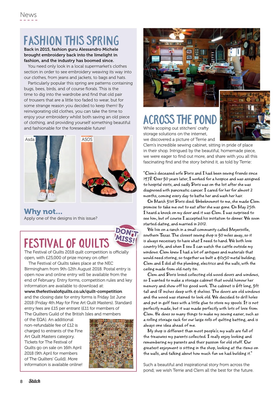 Stitch magazine Preview Pages