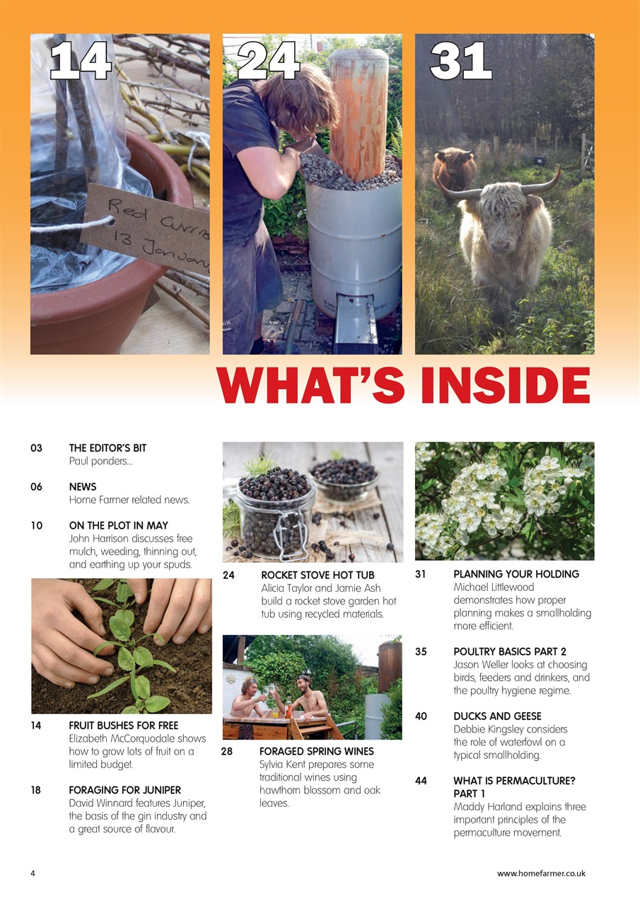 Home Farmer Magazine Preview Pages