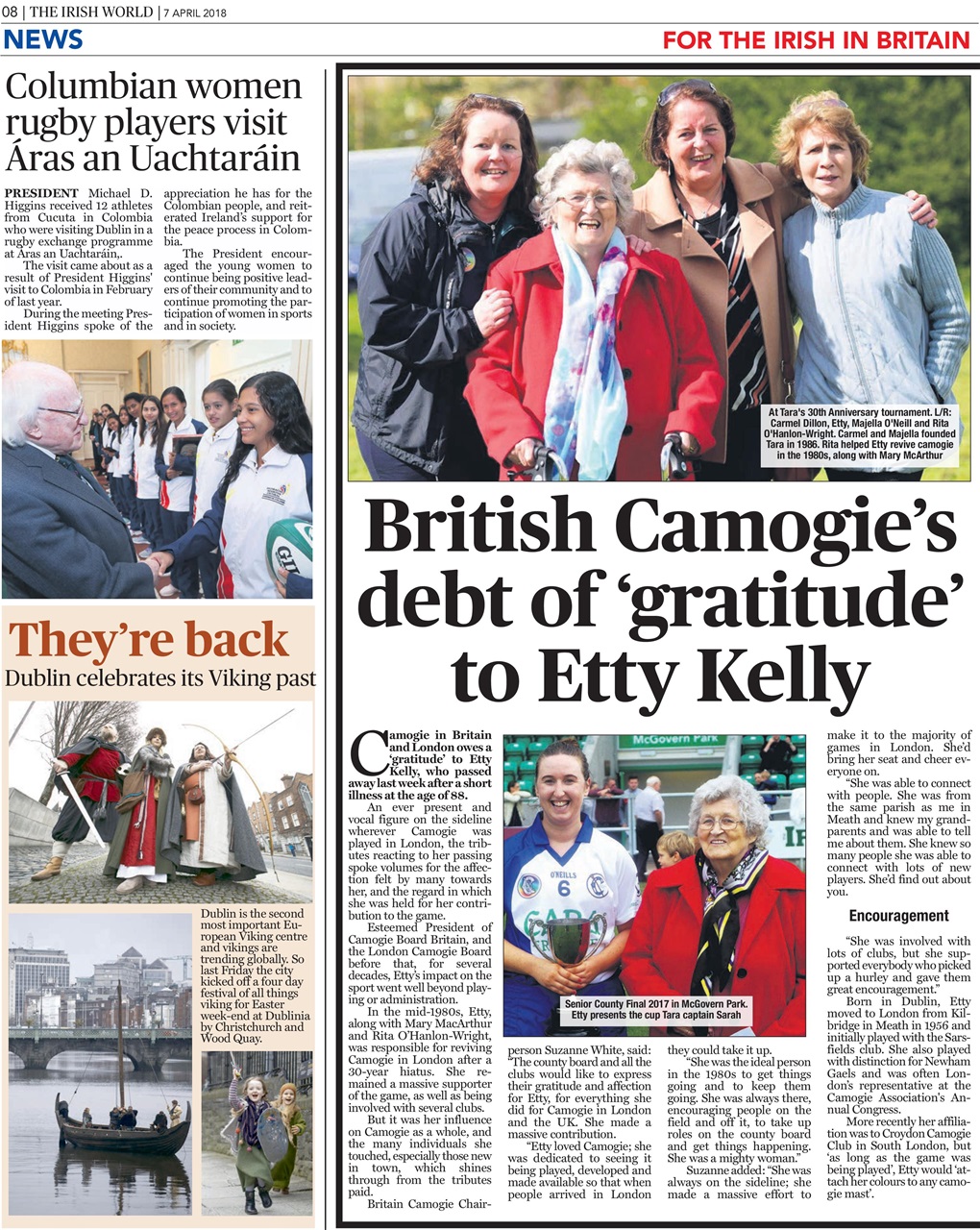 Irish World Preview Pages