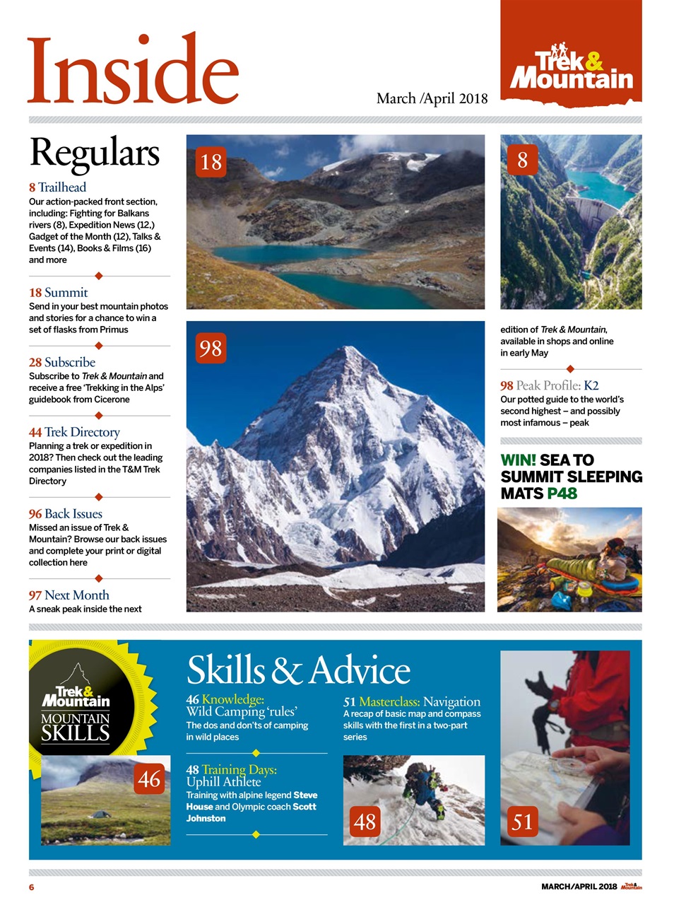 Trek & Mountain Magazine Preview Pages