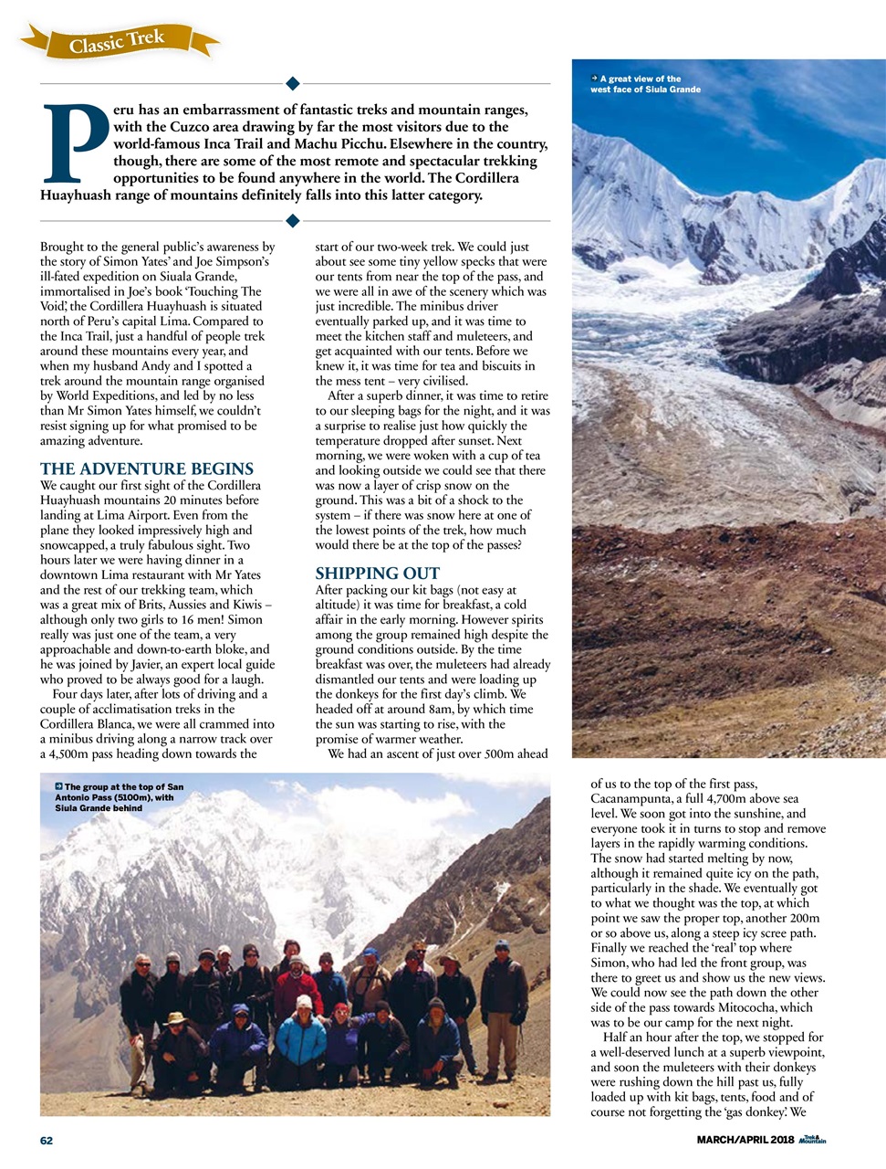 Trek & Mountain Magazine Preview Pages