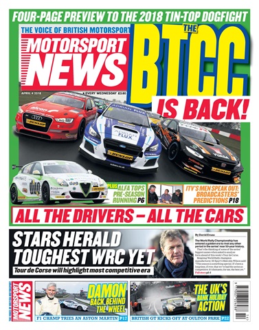 Motorsport News issue 4th April 2018