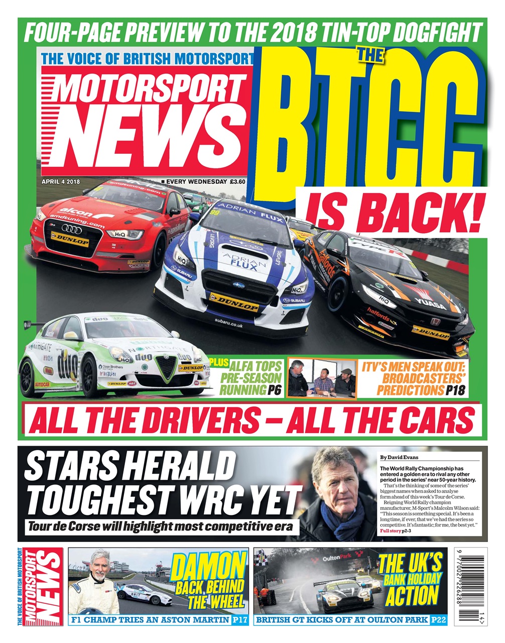 Motorsport News Preview Pages