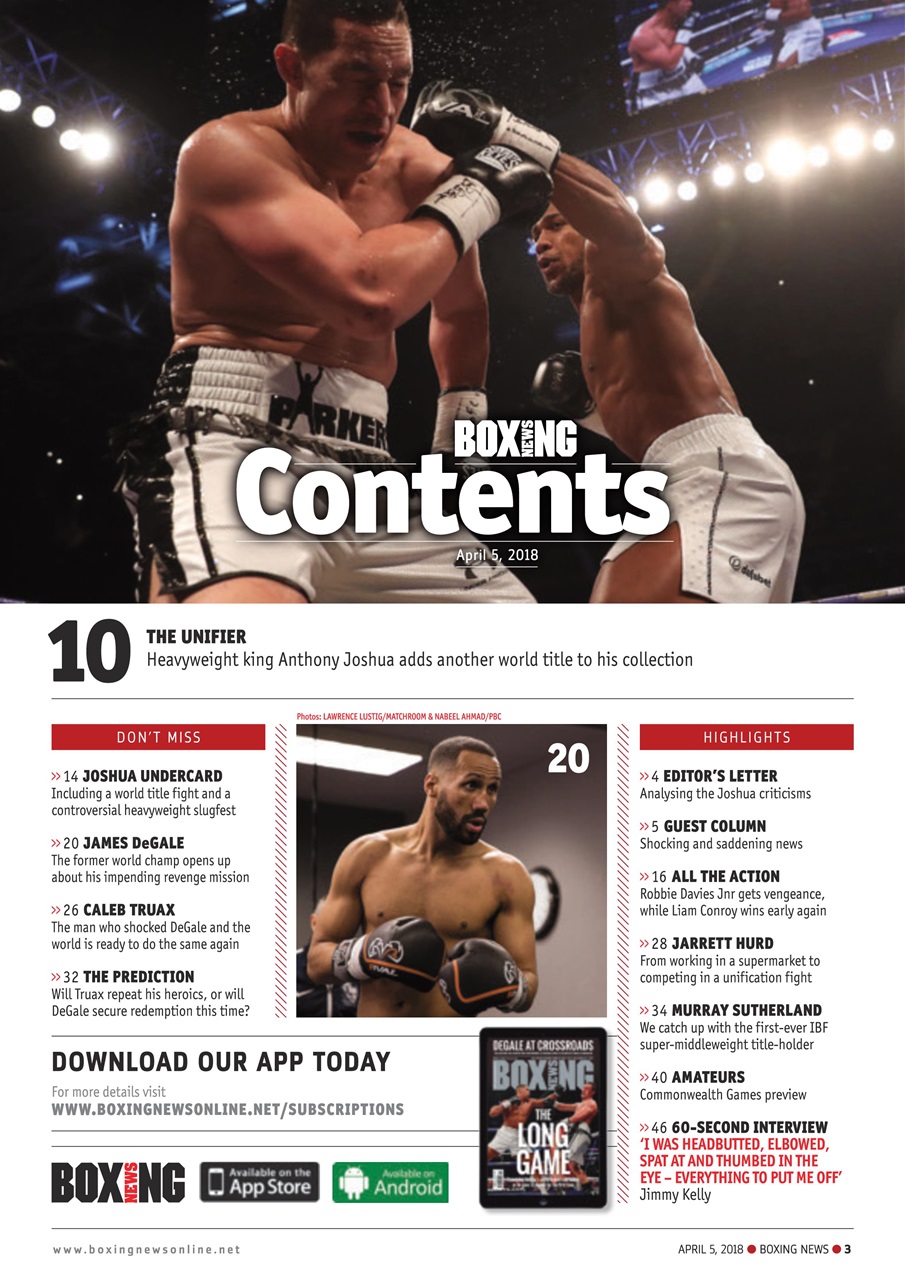 Boxing News Preview Pages