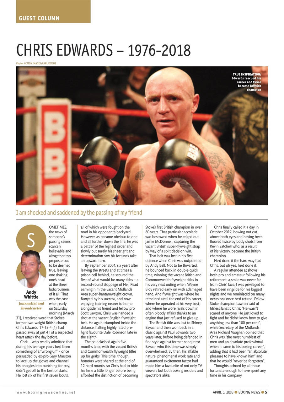Boxing News Preview Pages