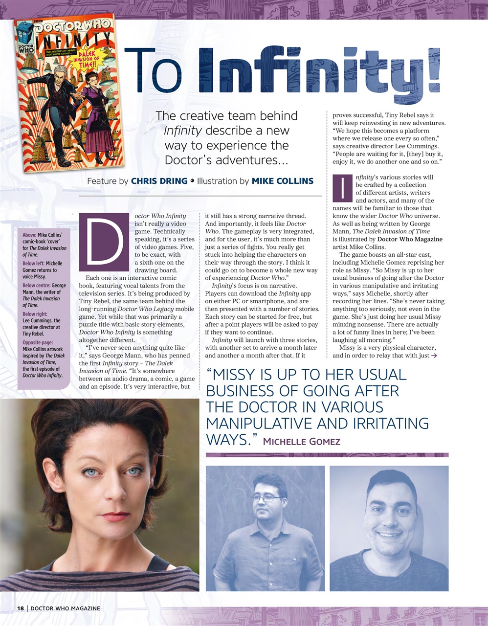 Doctor Who Magazine Preview Pages