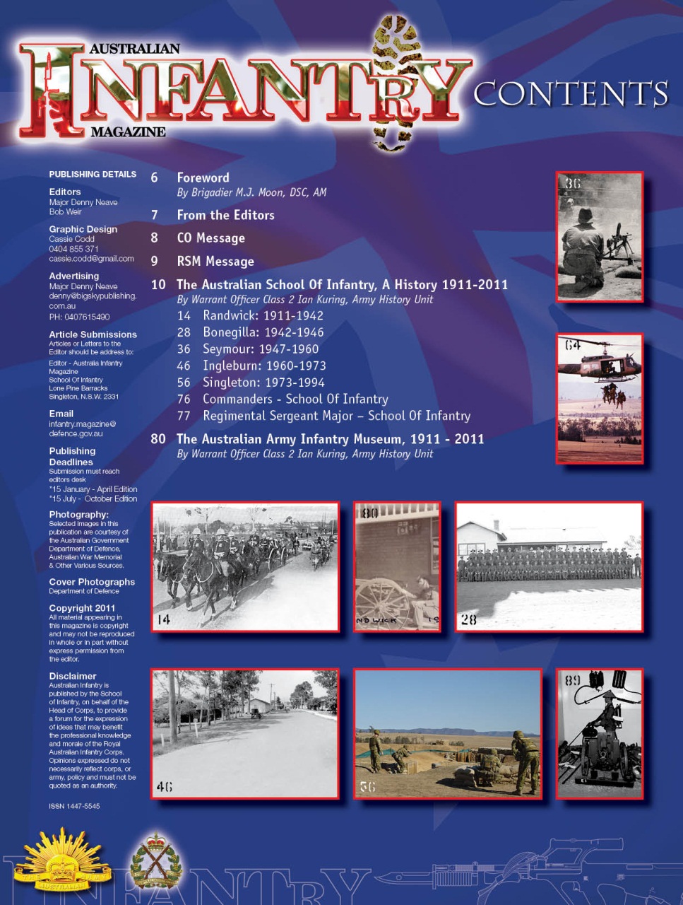 Australian Infantry Magazine Preview Pages