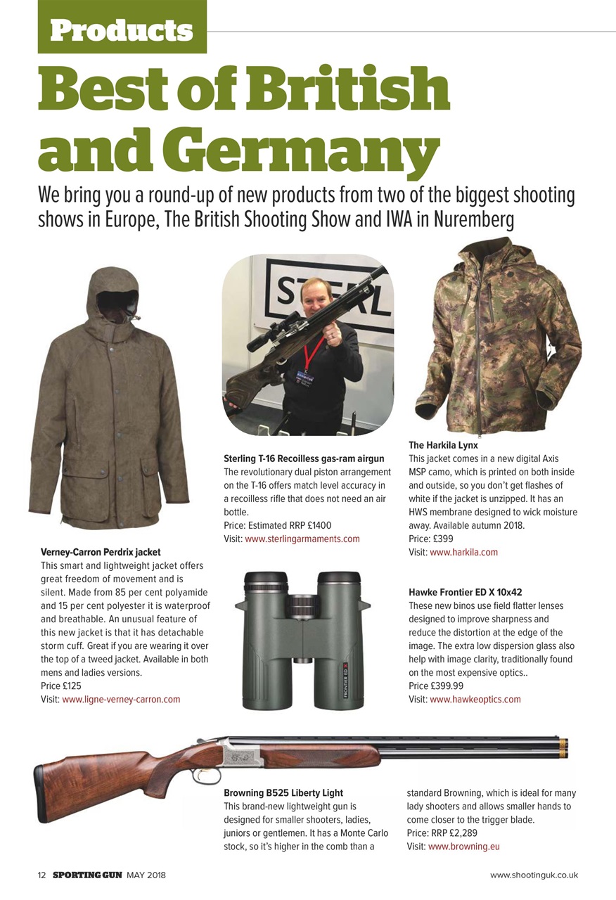 Sporting Gun Preview Pages