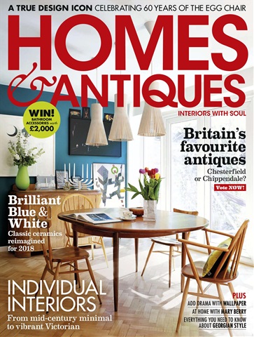 Homes & Antiques Magazine issue May 2018