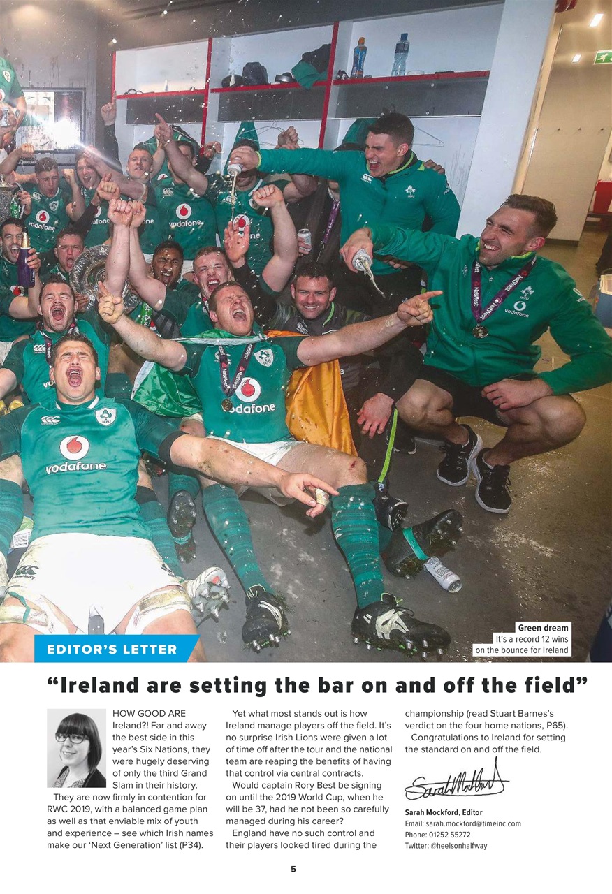 Rugby World Preview Pages