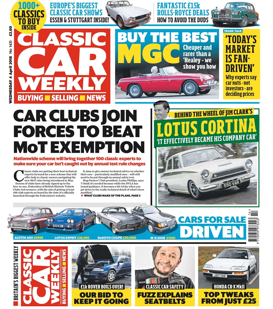 Classic Car Weekly Preview Pages