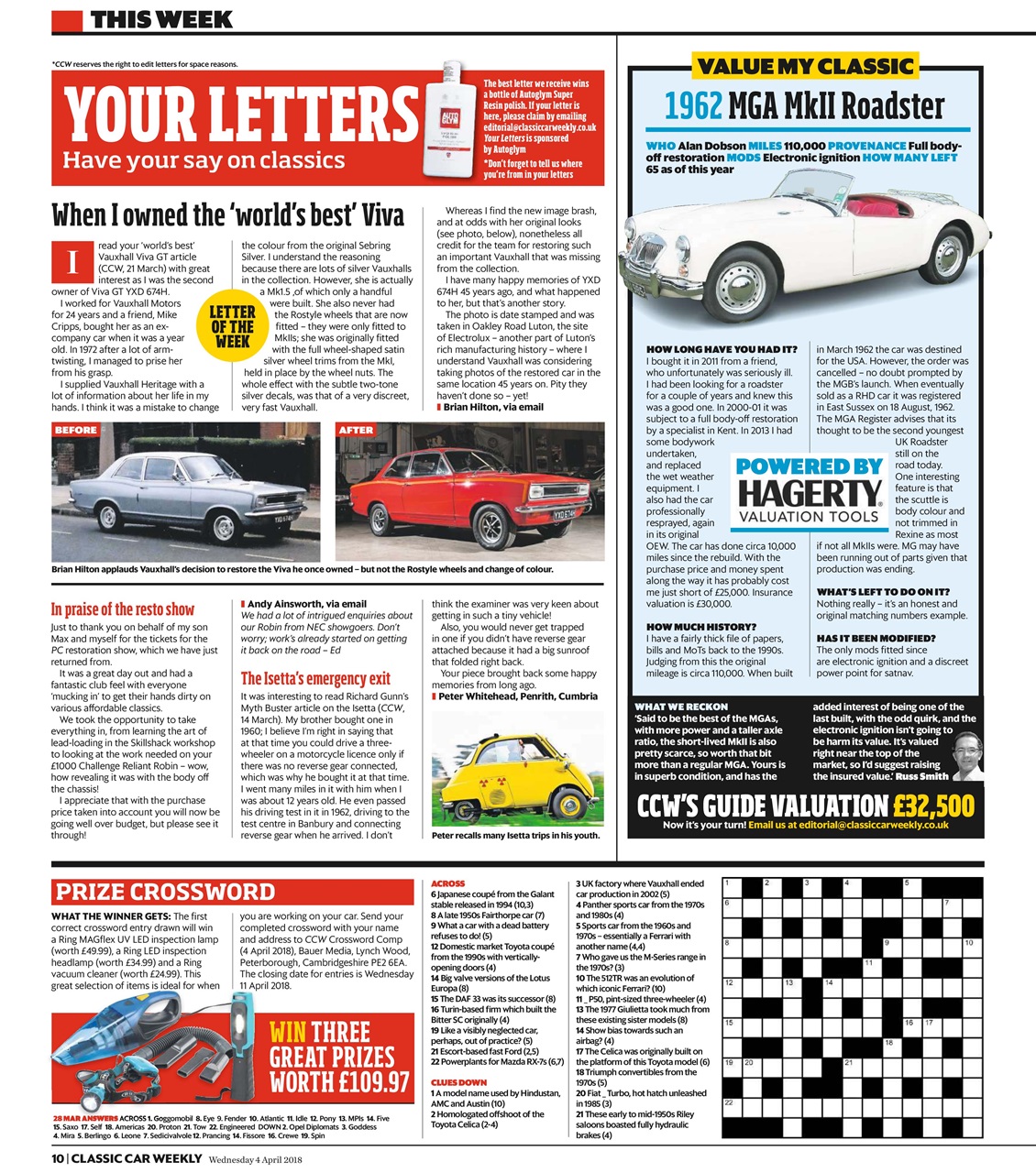 Classic Car Weekly Preview Pages