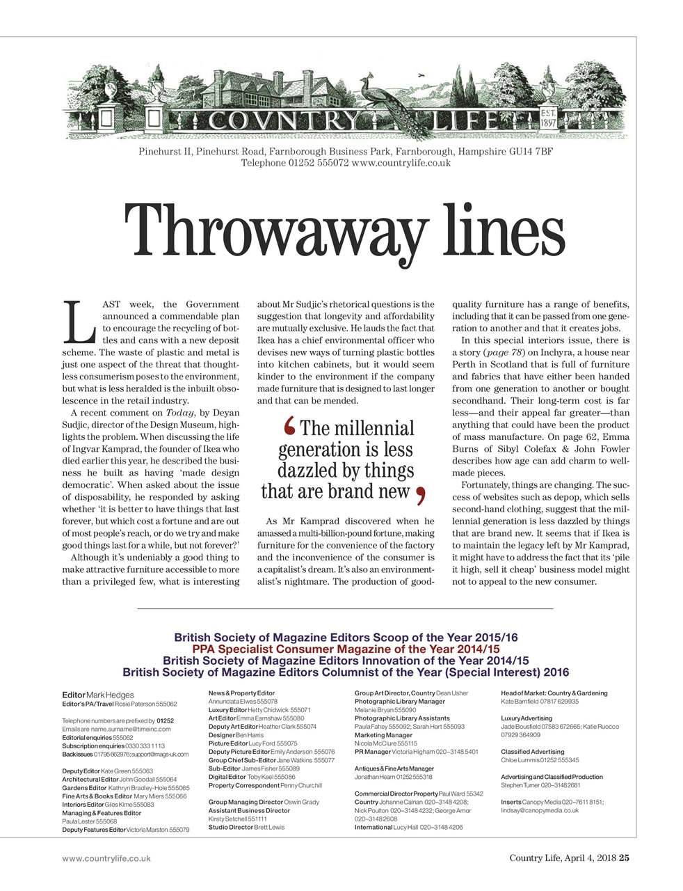 Country Life Preview Pages