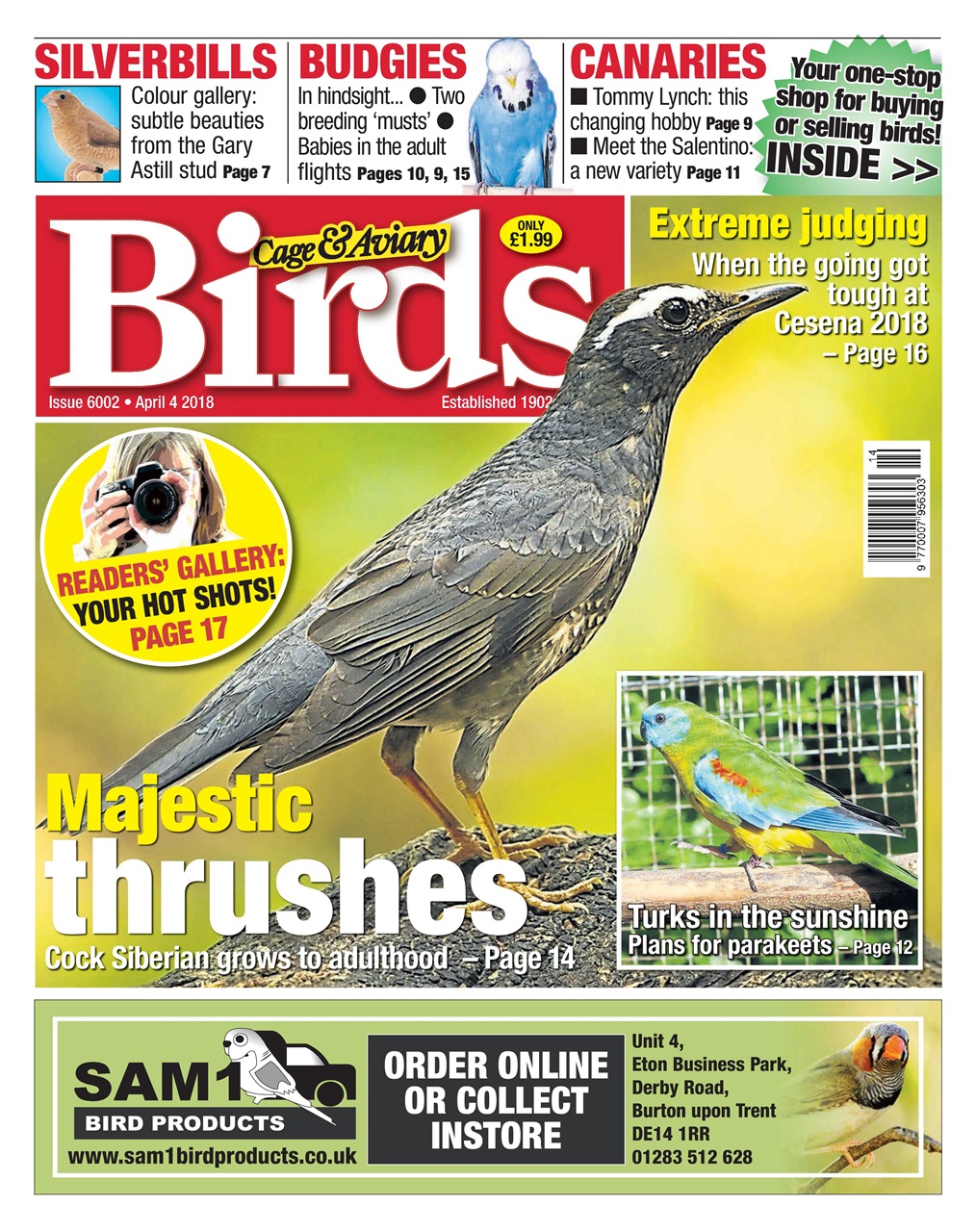 Cage & Aviary Birds Preview Pages