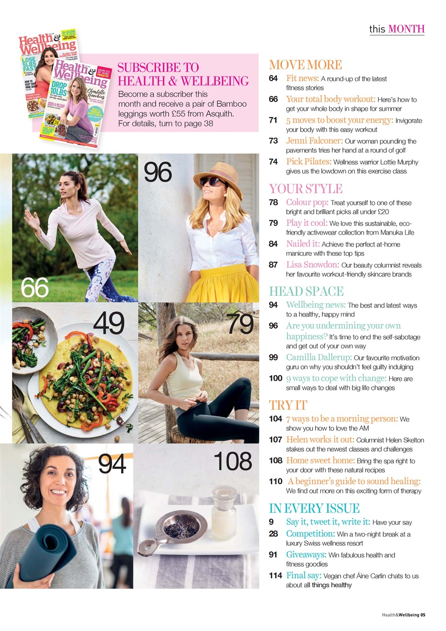 Health & Wellbeing Preview Pages
