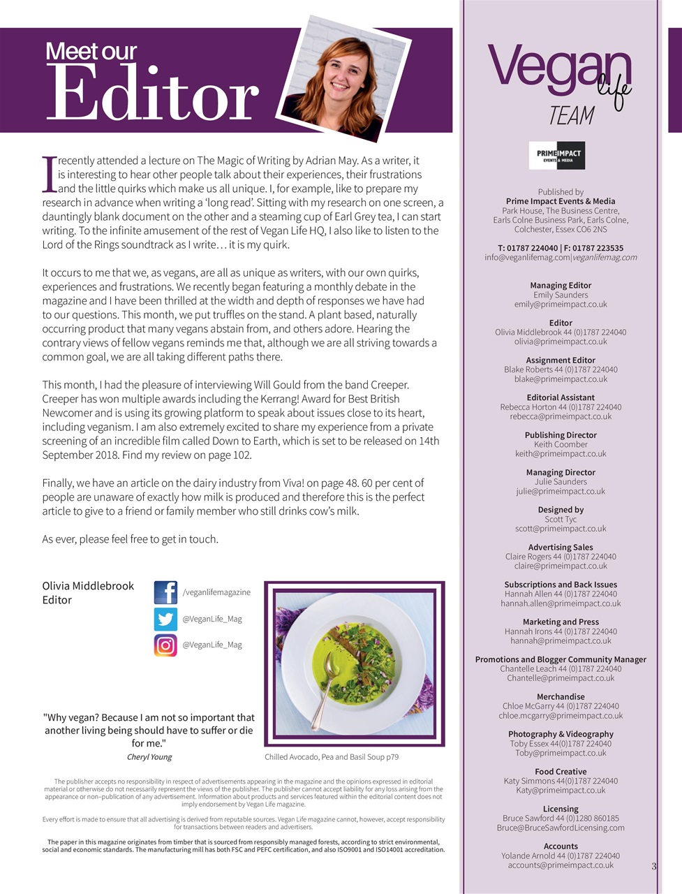 Vegan Life Preview Pages